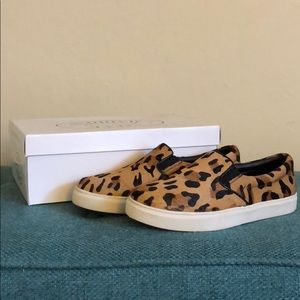 Steve Madden leopard print slip on sneakers